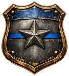 Retired Law Enforcement Badge Precision Cut Decal
